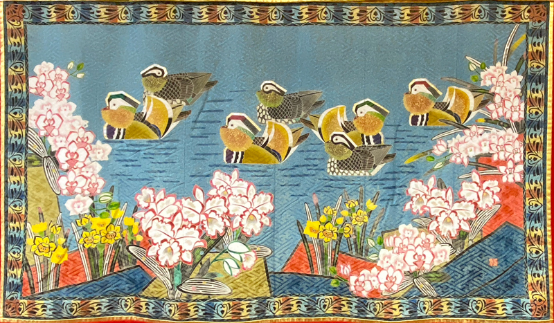 後懸『瑞鳥遊泳之図』