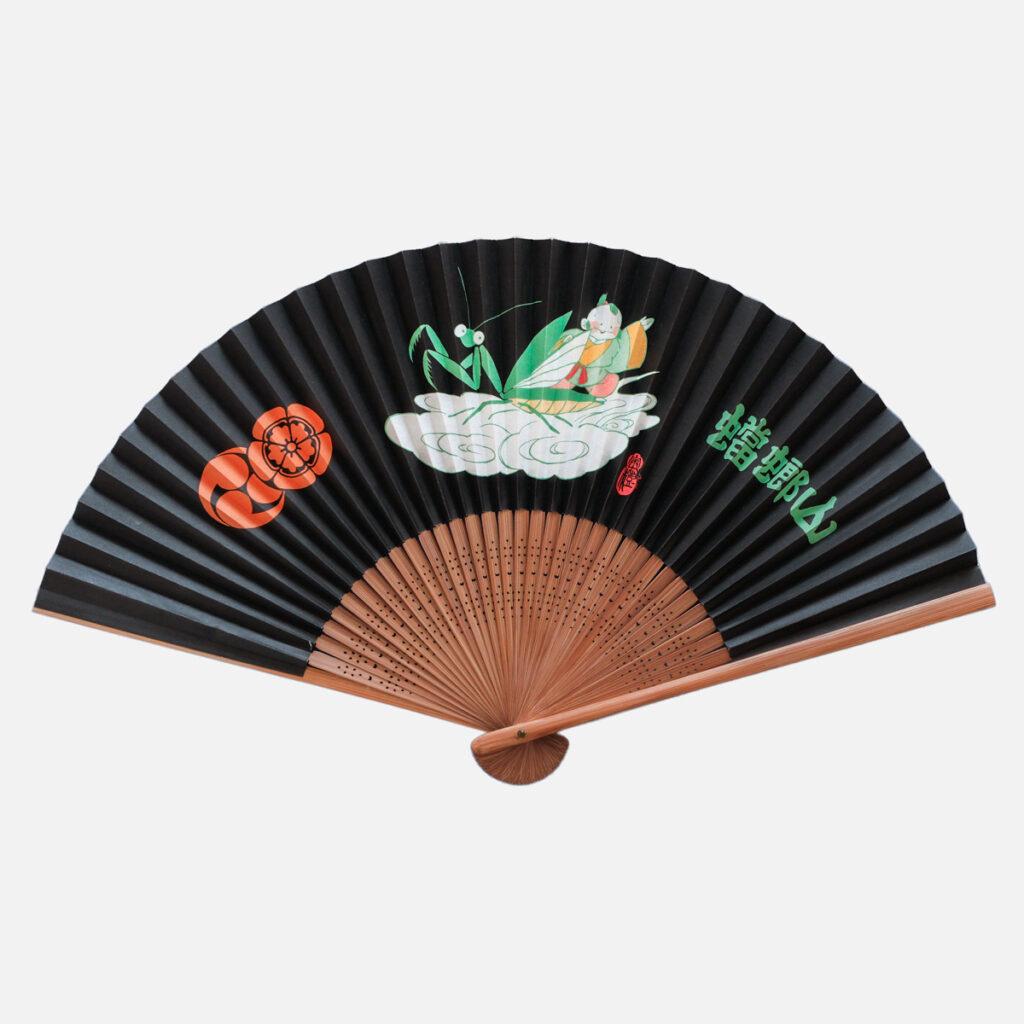 夏扇子（黒）
