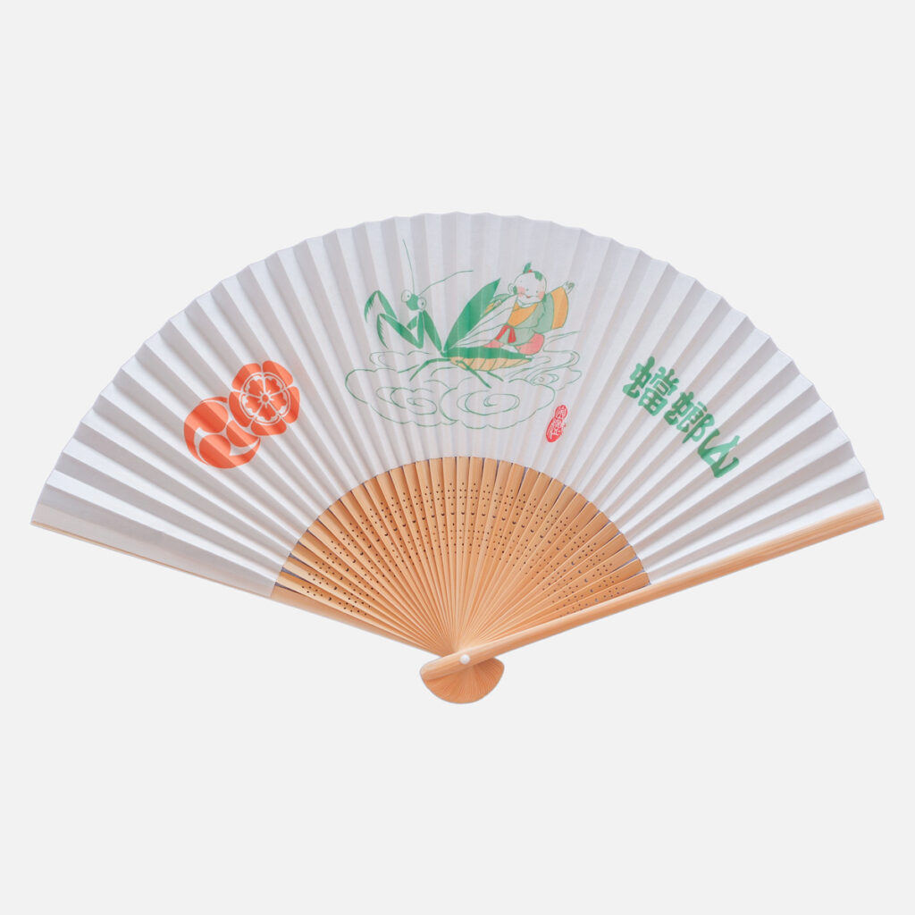 夏扇子（白）