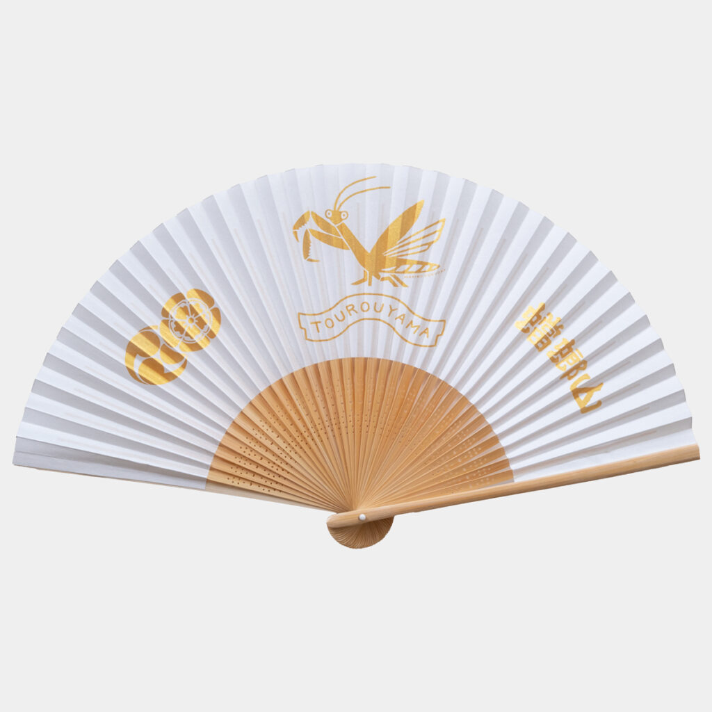 夏扇子（白）