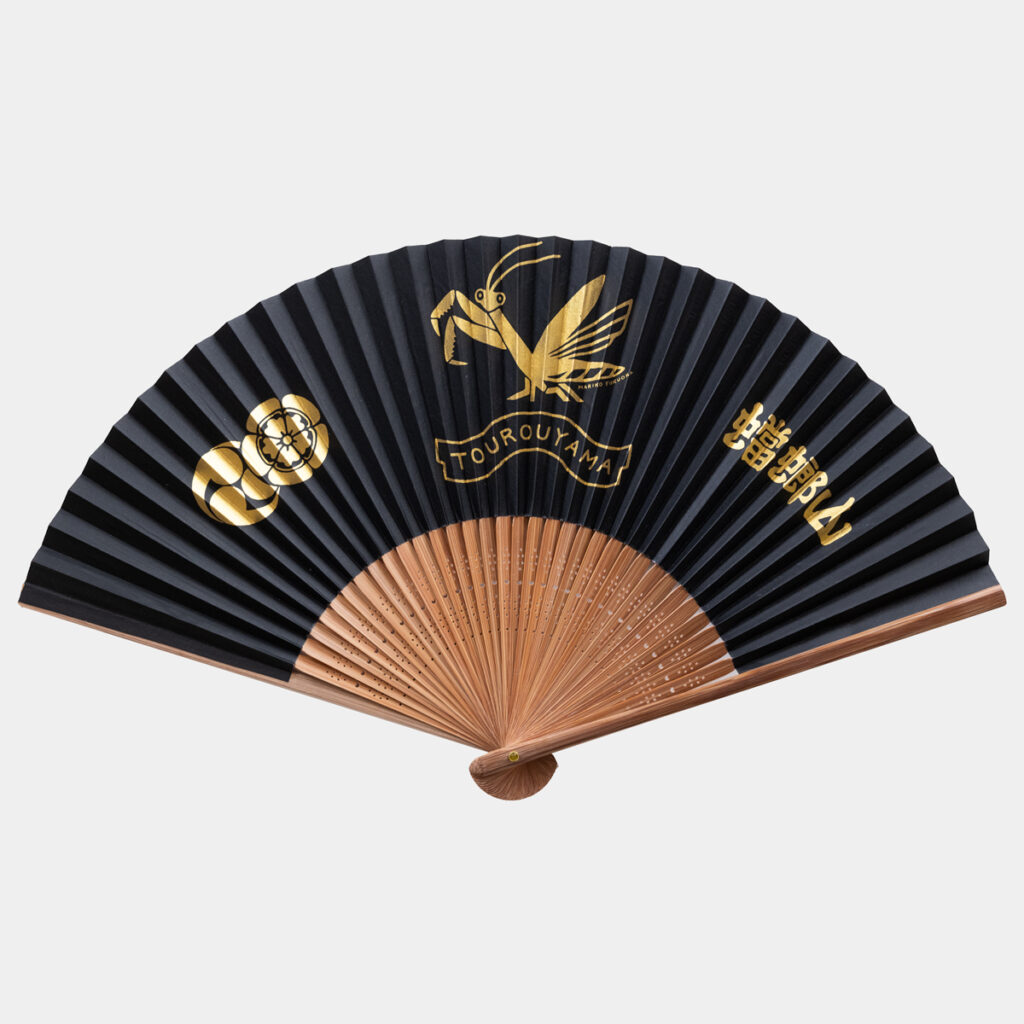 夏扇子（黒）